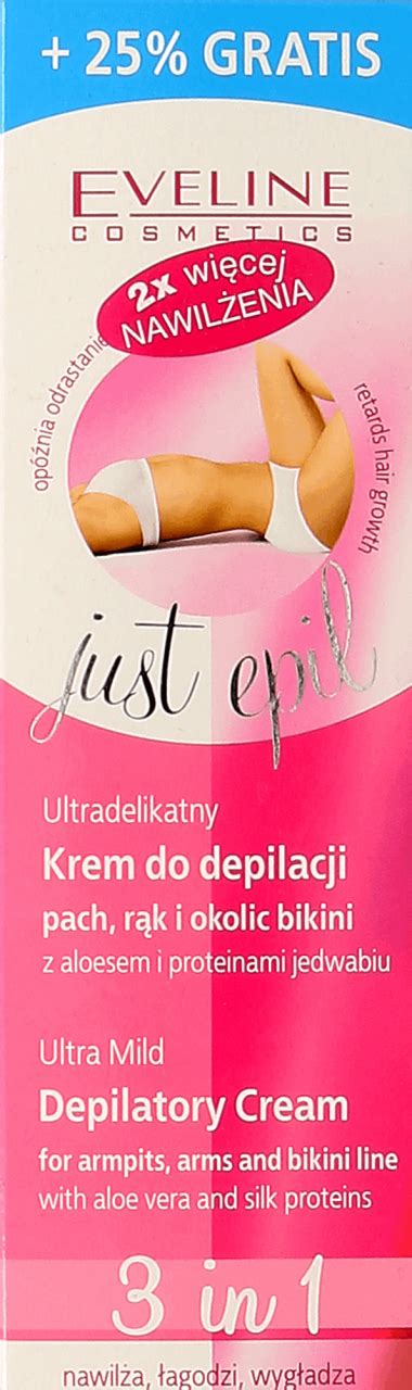 EVELINE COSMETICS, Just Epil!, ultradelikatny krem do depilacji pach ...