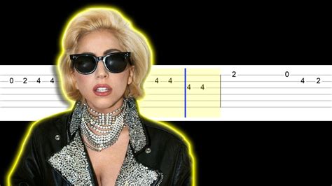 Lady Gaga Just Dance Easy Guitar Tabs Tutorial YouTube