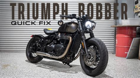 Brand New Triumph Bobber Upgrade Purpose Built Moto Quick Fix YouTube