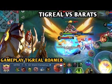 Gameplay Tigreal Vs Barats Build Top Global Tigreal Mobile