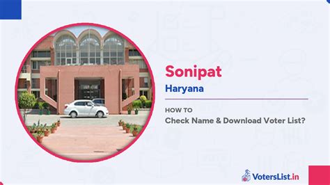 Panipat Voter List 2024 Haryana Check Name Electoral Roll PDF