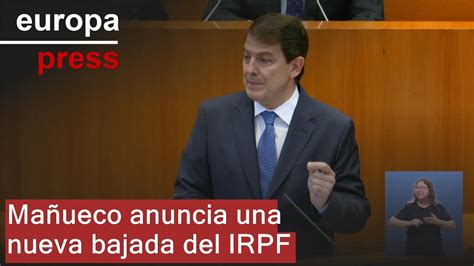 Ma Ueco Anuncia Nueva Bajada Del Irpf En El Tipo M Nimo De La Tarifa