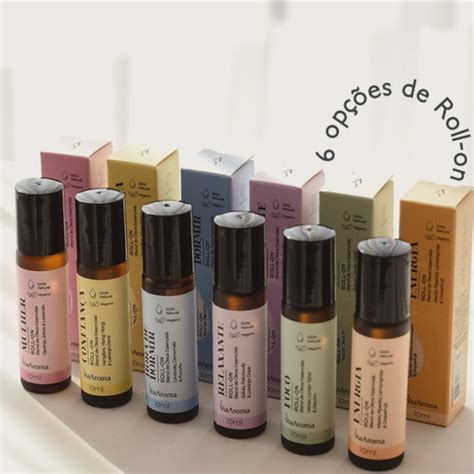 Kit Blend De Leos Essenciais Roll On Ml Via Aroma Frete Gr Tis