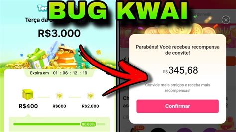 BUG KWAI NOVA PROMOÇÃO PAGANDO R 350 00 EM DINHEIRO BAIXE E GANHE KWAI