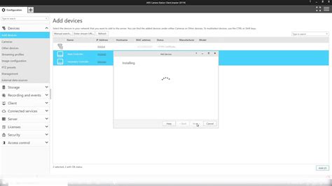 AXIS Camera Station Secure Entry Basic Setup YouTube