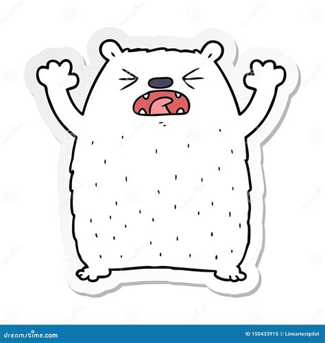 Polar Bear Roaring Stock Illustrations – 53 Polar Bear Roaring Stock ...