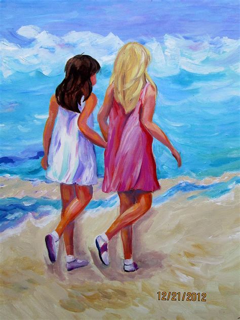 Best Friends Forever Painting By Rosie Sherman