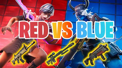 Fun Red Vs Blue 🔴🔵 7378 9952 4499 By Golt Fortnite Creative Map Code