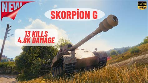 Wot Skorpion G Kills K Damage Ace Tanker World Of Tanks Youtube