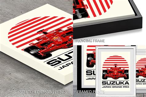 Suzuka Grand Prix F1 Print on Canvas | Canvas Prints Perth