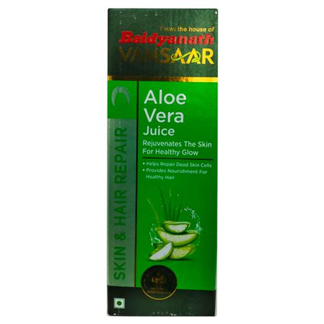 Buy Baidyanath Vansaar Aloe Vera Juice 1000 ml Online at Best Price ...