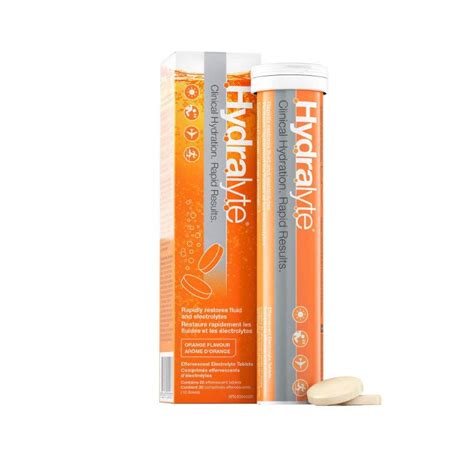 Buy Hydralyte Effervescent Electrolytes Orange 20 Tablets For 13 99