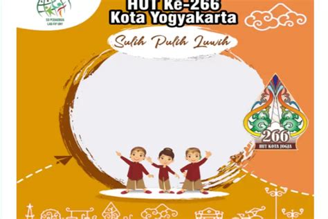 19 Link Twibbon Hut Kota Yogyakarta Ke 266 Gratis Cek Di Sini Urban Jogja