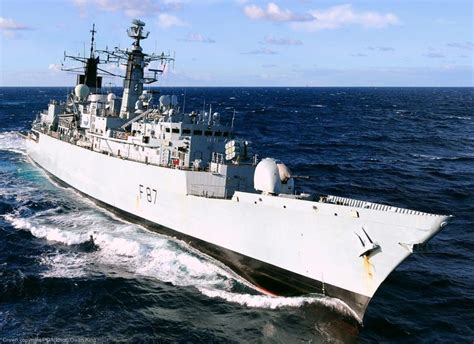 Hms Chatham F 87 Type 22 Broadsword Class Guided Missile Frigate Royal