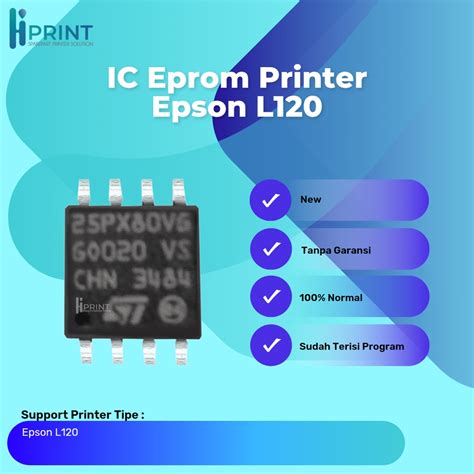 Jual IC Eprom Epson L120 IC Eeprom Reset Epson L120 Resetter Printer