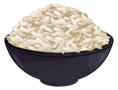 Premium Vector Rice Bowl Asian Food Dish Realistic Icon