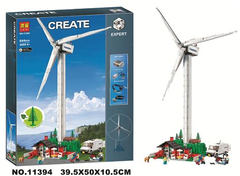 11394 Lari Ветряная турбина Vestas, копия 10268 Лего Креатор