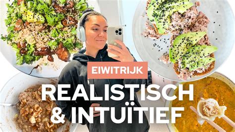 VLOG Alles wat ik eet om fit te blijven 2 dagen intuïtief