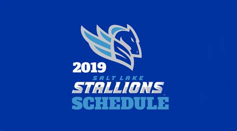 Salt Lake Stallions Schedule 2019 (AAF Football) - Athlon Sports