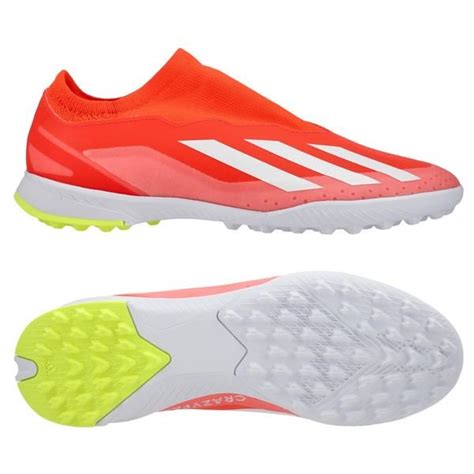 Adidas X Crazyfast League Laceless Tf Energy Citrus Rot Wei Gelb