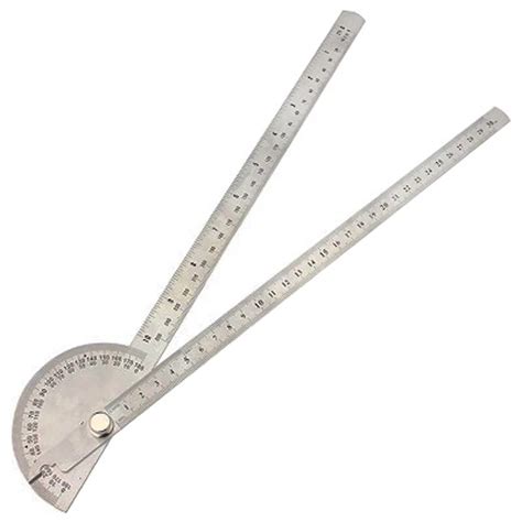 Aliexpress.com : Buy 180 Degree Stainless Steel Protractor Round Head ...