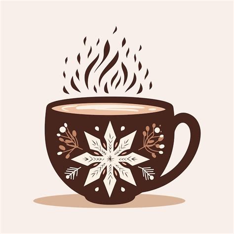 Premium Vector Hot Cacao Poster Winter Hot Drink Isolated Cacao Coffee Tea Hot Chocolate Clip Art