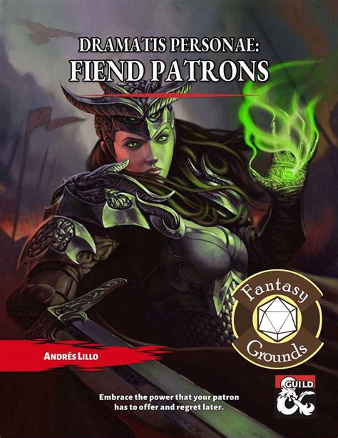 Dramatis Personae Fiend Patrons Fantasy Grounds Dungeon Masters