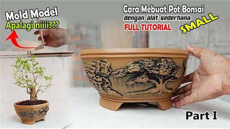 Cara Membuat Pot Bonsai Smallmotif Relief Lukisan Timbul Bonsai