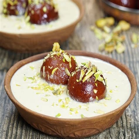 Gulab Jamun 2 Pcs With Rabri Novelty Sweets Christchurch