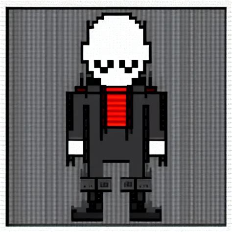 Pixel Art Of Wd Gaster Stable Diffusion Openart