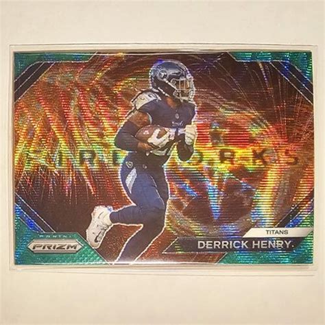 Prizm Fireworks Green Wave Prizm Derrick Henry F Tennessee