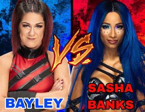 Bayley VS Sasha Banks by RuthlessGuide1468 on DeviantArt