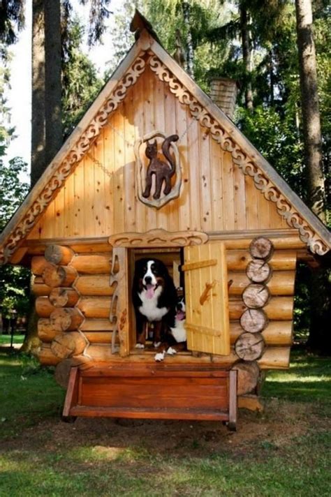 Elegant Log Cabin Dog House Plans - New Home Plans Design