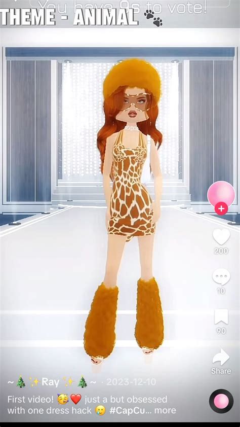 Giraffe Outfit Dress To Impress Theme Animals In 2024 Dress To