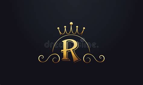 Letter R Logo Crown Stock Illustrations 730 Letter R Logo Crown Stock