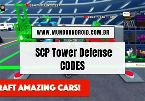 Códigos SCP Tower Defense Outubro 2023 Mundo Android