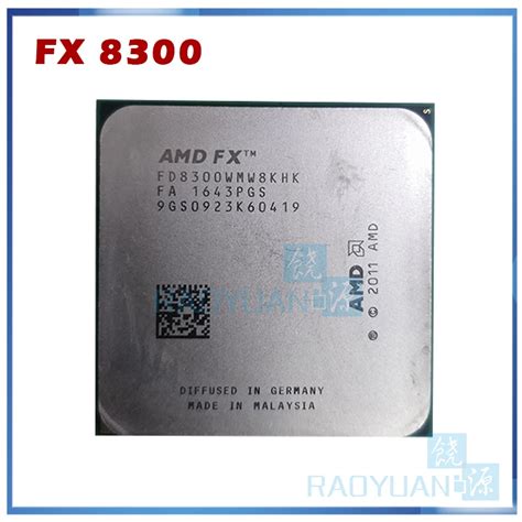 AMD FX 8300 FX8300 3 3 GHz Eight Core 8M Processor Socket AM3