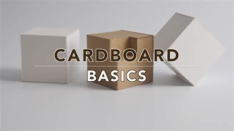 Cardboard Modeling Basics Solidsmack