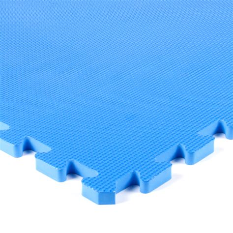 EVA SCHAUM Puzzlematten Blau 620x620x14mm 4 Fliesen Sportboden