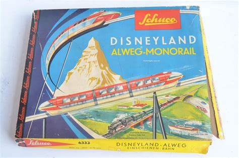 Vintage 1960 S Schuco Disneyland Alweg 1 90 Scale Monorail Set 6333