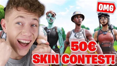 50€ Skin Contest Turnier 😍 Jeder Kann Mitmachen Custom Games 🔥 Fortnite Battle Royale Youtube