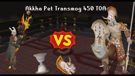 Osrs Tombs Of Amascut Raid Pet Transmog Run Akkha 450 Level 4