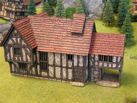 Dampf's modelling page: 28mm Medieval Buildings from Grand Manner