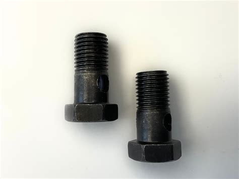 Штуцер болт М14 х 1,5 мм высота 30мм "черный" | Polytechnik