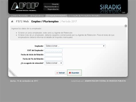 Descargar El Formulario Para Presentar En Afip