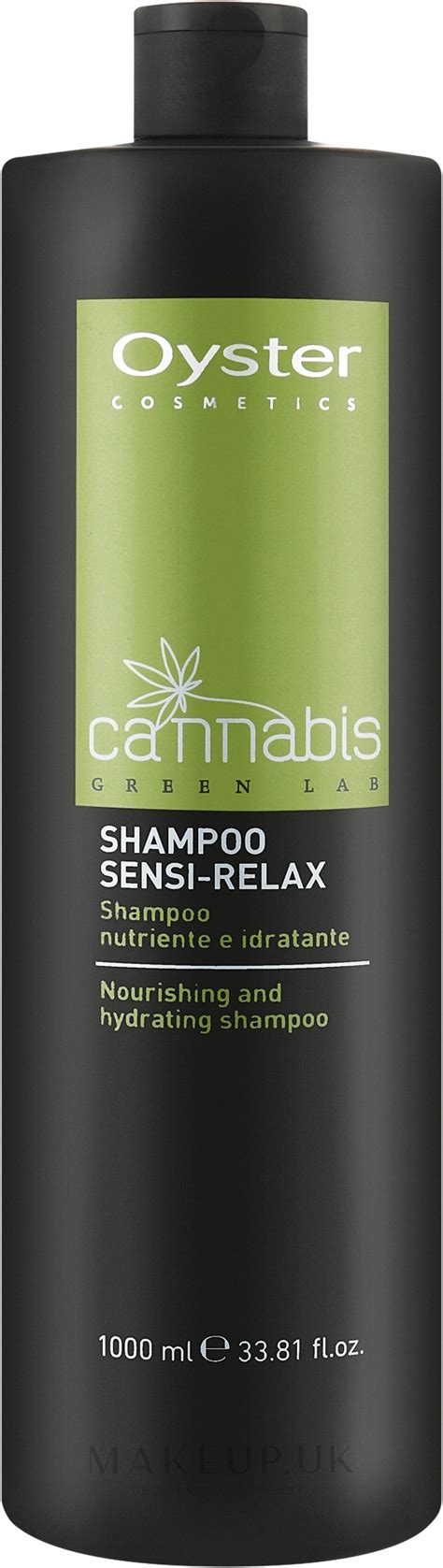 Oyster Cosmetics Cannabis Green Lab Shampoo Sensi Relax Cannabis