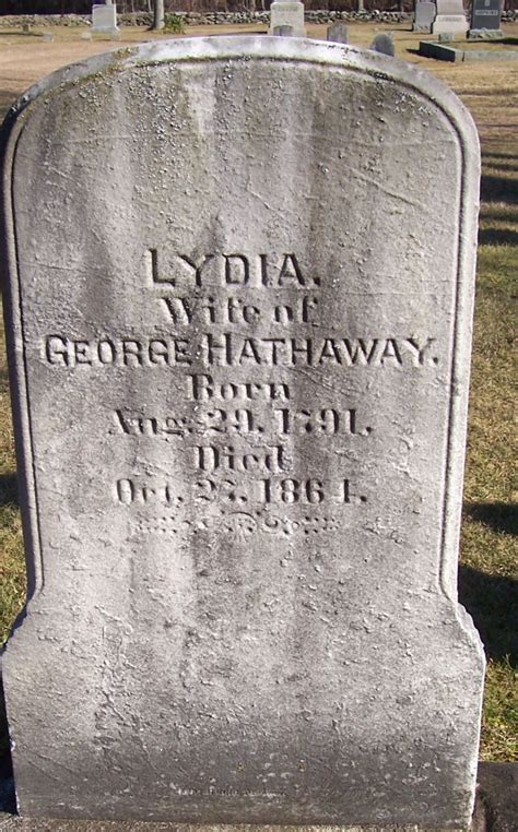 Lydia Williams Hathaway 1791 1864 Homenaje De Find A Grave