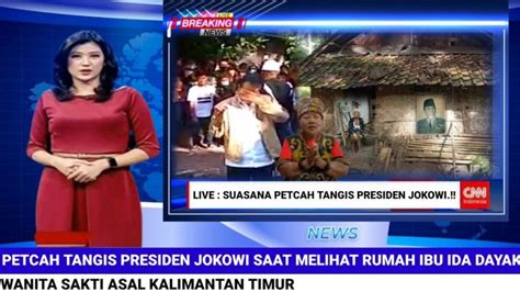 CEK FAKTA Pecah Tangis Presiden Jokowi Saat Melihat Rumah Ibu Ida