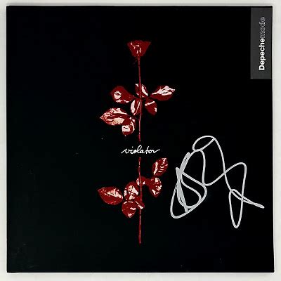 Dave Gahan Signed Depeche Mode Violator Vinyl Record Album Autograph