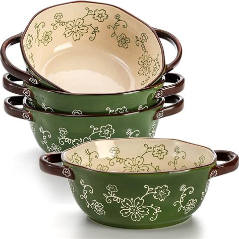 Amazon AVLA 4 Pack Ceramic Soup Bowls 22 Ounces Porcelain Serving